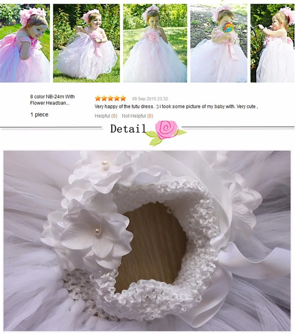 Rainbow Flower Girl Tutu Dress Princess Children Girls Tulle Party Dresses Boutique Kids Girls Pageant Wedding Ball Gown Dress