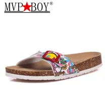 Mvp Boy New Fashion Summer Cork Slipper Sandals Women Casual Beach Mixed Color Flip Flops Slides Shoe Flat Plus Size 35-43 цена Mvp Boy New Fashion Summer Cork Slipper Sandals Women Casual Beach Mixed Color Flip Flops Slides Shoe Flat Plus Size 35-43 цены онлайн