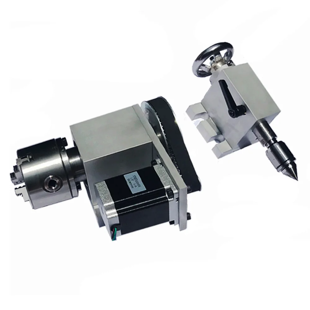 CNC 4 я вращающаяся ось 100 мм/4 &quotK11 3 кулачковый патрон для мини фрезерного станка с
