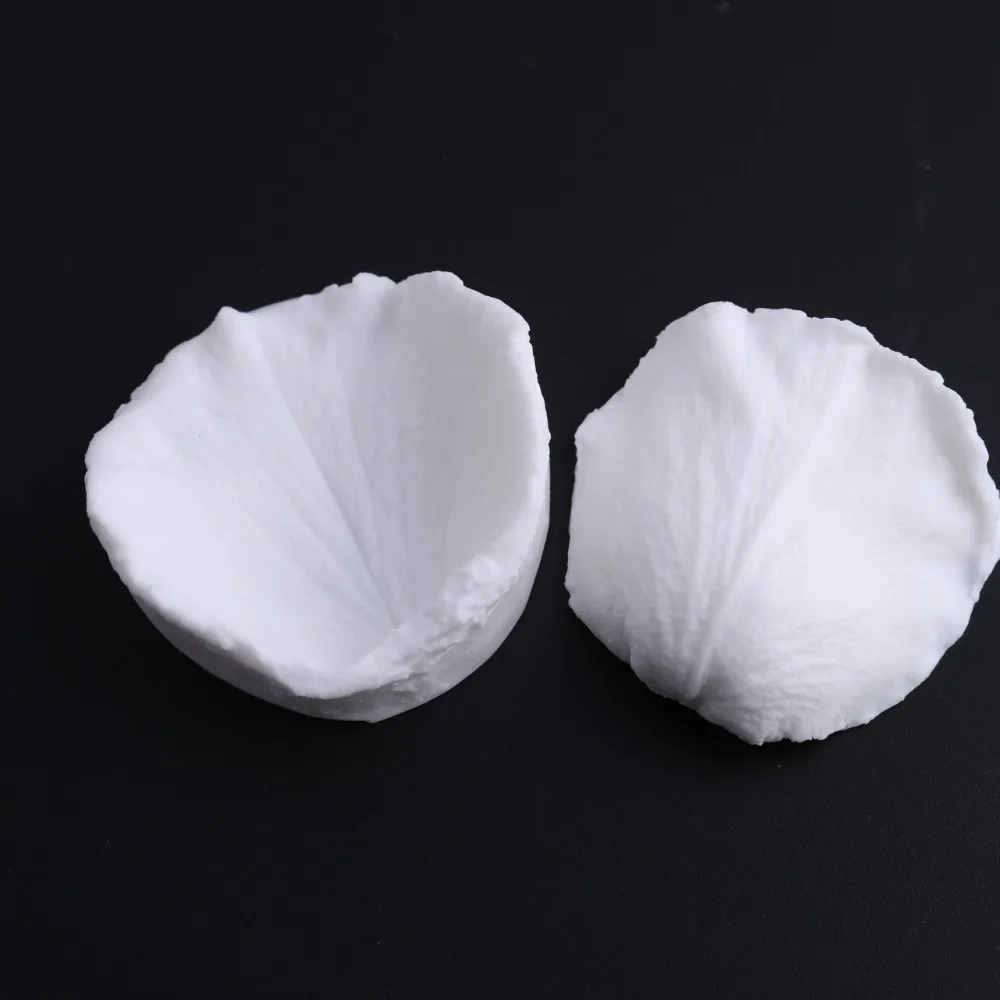 Ручной работы лепесток розы Силиконовые помадные формы печати плесень fimo инструмент для работы с полимерной глиной формы мыло торт украшения инструменты