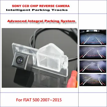 

Parking Rear View Camera For FIAT 500 2007~2015 Intelligent Tracks Backup Reverse Camera Dynamic Guidance Tragectory