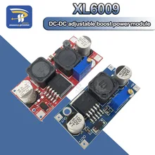 Xl6009 boost buck conversor potência, ajustável, 15w, 5-32v, para 5-50v, DC-DC módulo de fonte de alto desempenho