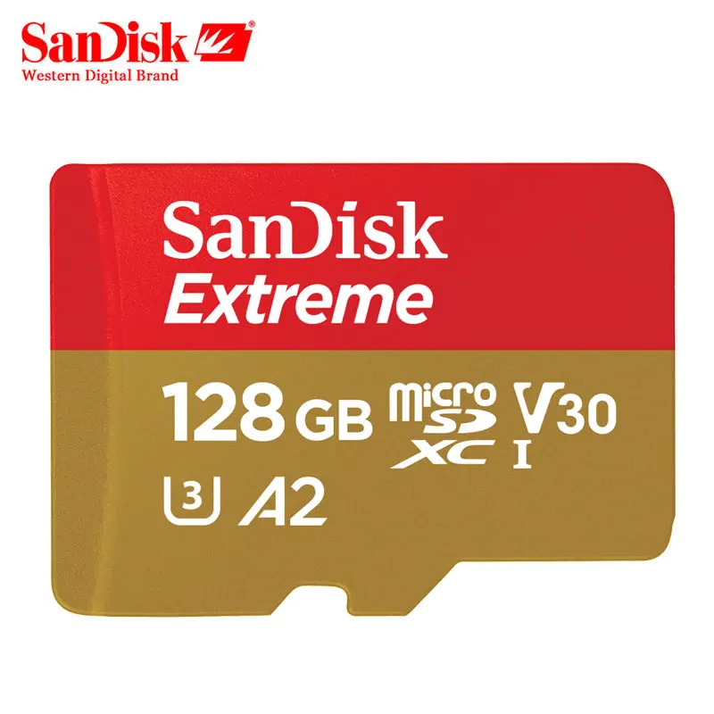 

SanDisk U3 Memory Card 128GB 64GB SDXC Micro SD Card 32GB SDHC V30 U3 C10 Official Verification Microsd for Smartphone/Tablet