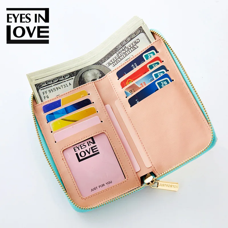 EYESINLOVE Новинка 2018 лазерный голографический кошелек Женский Дамский клатч женские