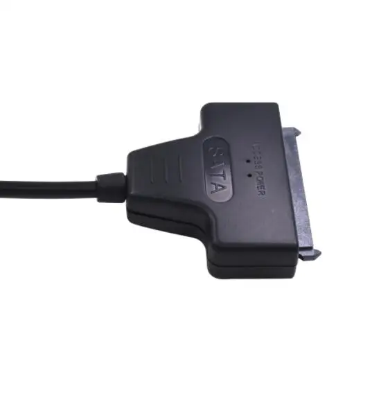 Usb 2 0 до 7 15 22 Pin Sata адаптер Кабели внешняя мощность для 5 ''Ssd Hdd конвертер