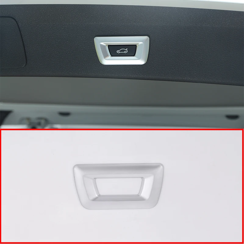 

1 Pcs Car Tail Door Button Cover Trim Sticker ABS Chrome For BMW X1 f48 X3 f25 X4 f26 X5 f15 X6 f16 f30 GT 3 5 7 Series f10 f07
