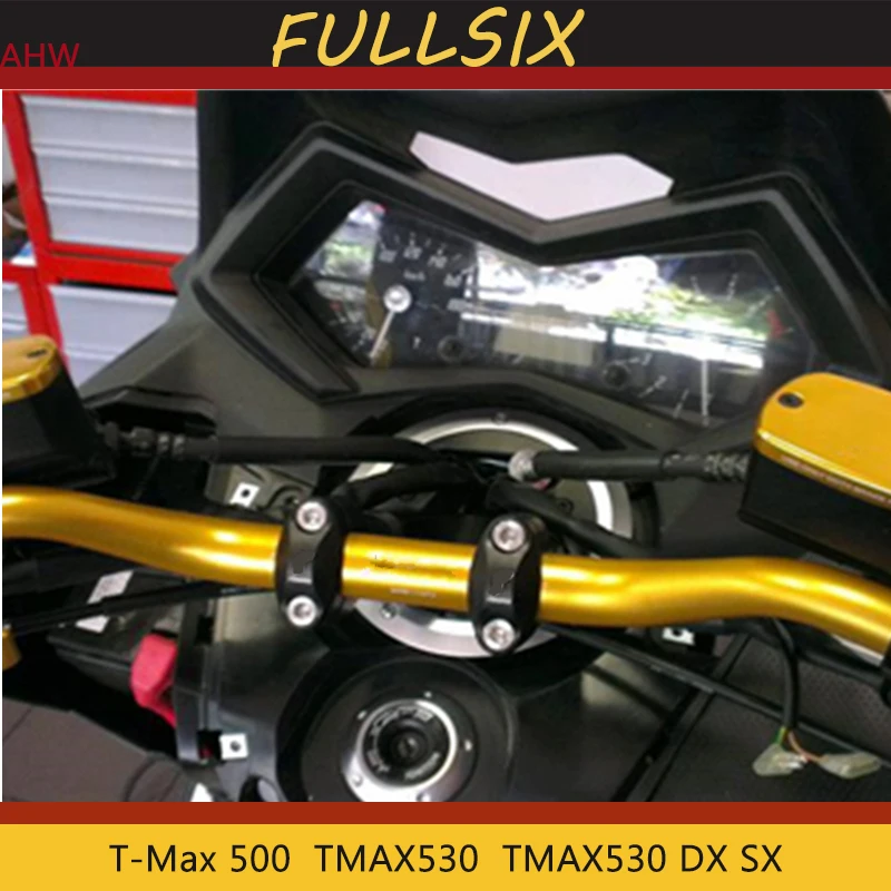 Аксессуары для мотоциклов T-Max комплект RISER POUR GUIDON для YAMAHA TMAX 500 2008 2012 TMAX 530 12-18tmax 530 dx sx