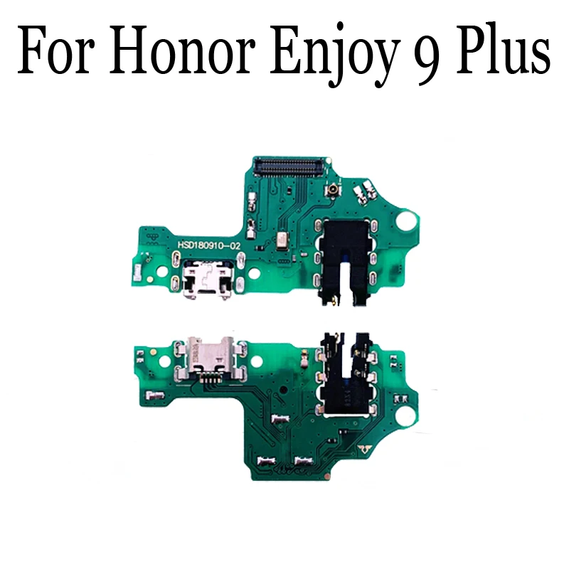 New Original For Huawei Enjoy 9 Plus USB Dock Charging Port Mic Microphone Module Board Flex Cable Parts Replacement 9Plus | Мобильные