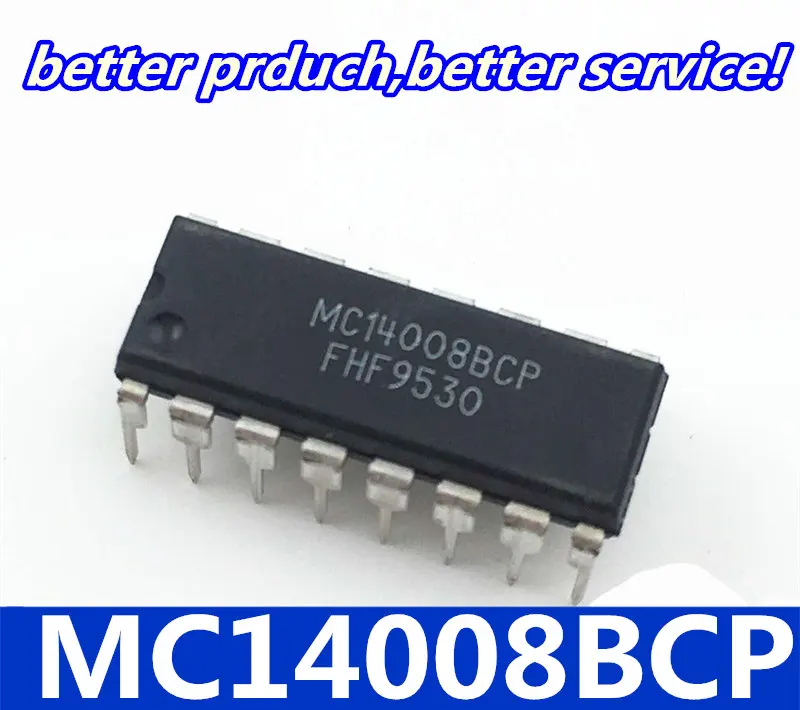 Бесплатная доставка 10 шт./лот mc14008nb MC14008 CD4008BE TC4008BP MC14008B HEF4008BP DIP-16 IC полный адаптер 4