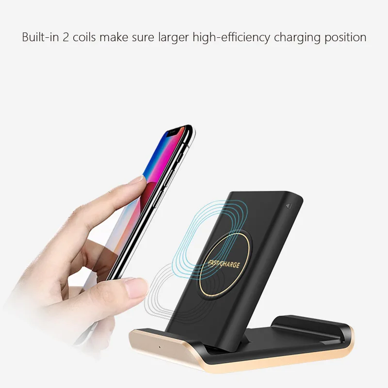 

Wireless Charger for iPhone8 X/iPhone Portable WP-2910 folding wireless charger Charging Pad for Samsung Galaxy S9 S9 + S8 S8 +