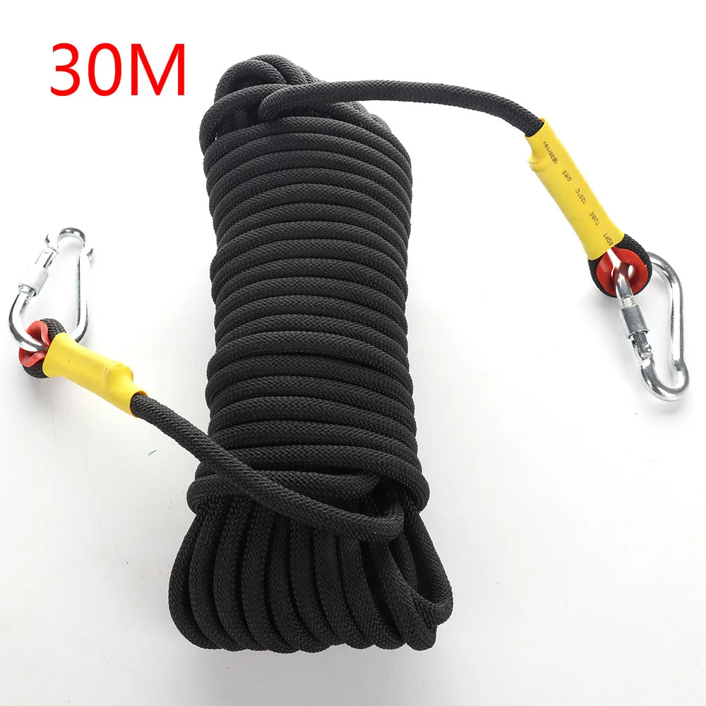30 M في الهواء الطلق تسلق الصخور حبل الجليد تسلق معدات عالية القوة بقاء Paracord حبل إنقاذ تسلق التبعي 3 ألوان 30 M في الهواء الطلق تسلق الصخور حبل الجليد تسلق معدات عالية القوة بقاء Paracord حبل إنقاذ تسلق التبعي 3 ألوان