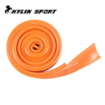 

2.5m Orange resistance band Flat rubber band rubber band 2.5 meter of rope long resistance bands