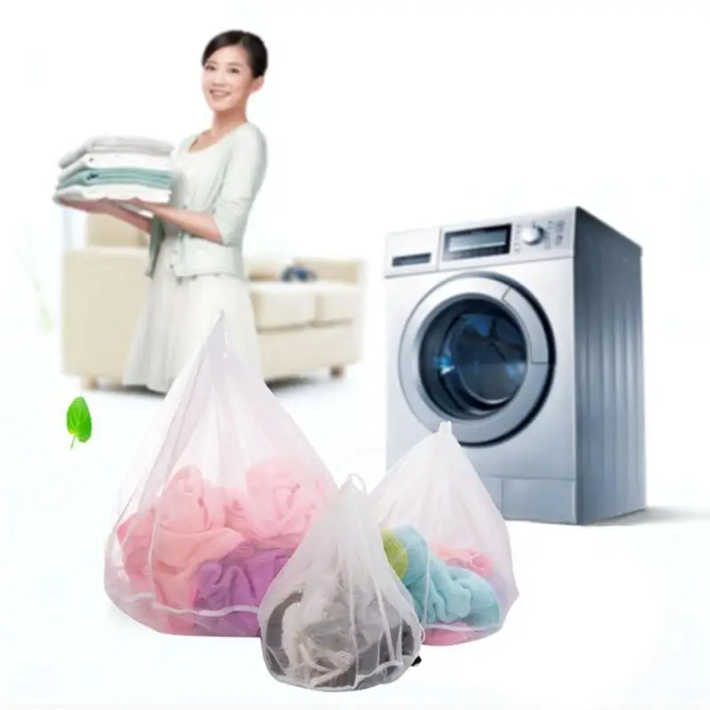 3 Size Laundry Bag Drawstring Bra Underwear Products Washing Bags