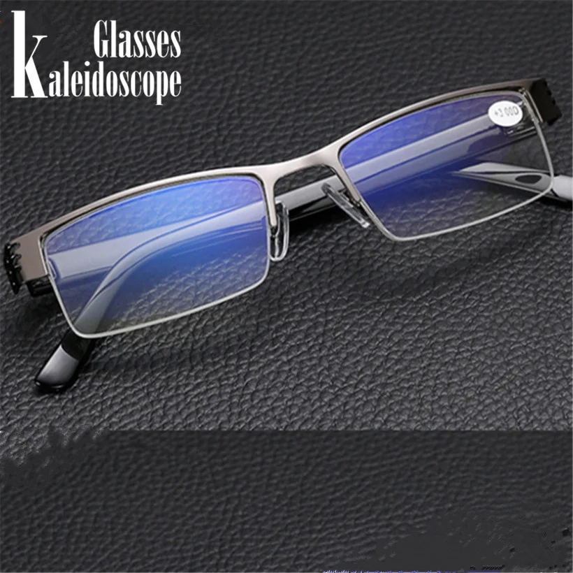 

Kaleidoscope GlassesBlue Film Resin Reading Glasses Men Women +1.00 1.50 2.00 2.50 3.00 3.50 4.00 Diopter 2018 Fishon Glasses