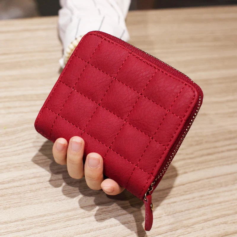 Elegant women wallet top quality female purse wallet zipper around