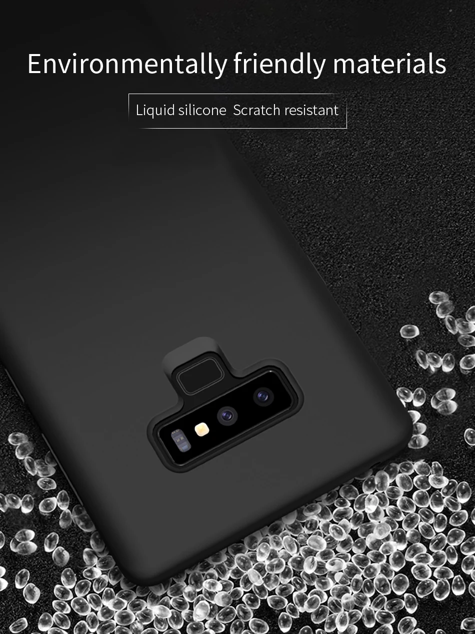 4Note9 Case Silicone Samsung Original Fitted Back Cover 360 Luxury Sport Cut Four Corners Effective Protection N9600
