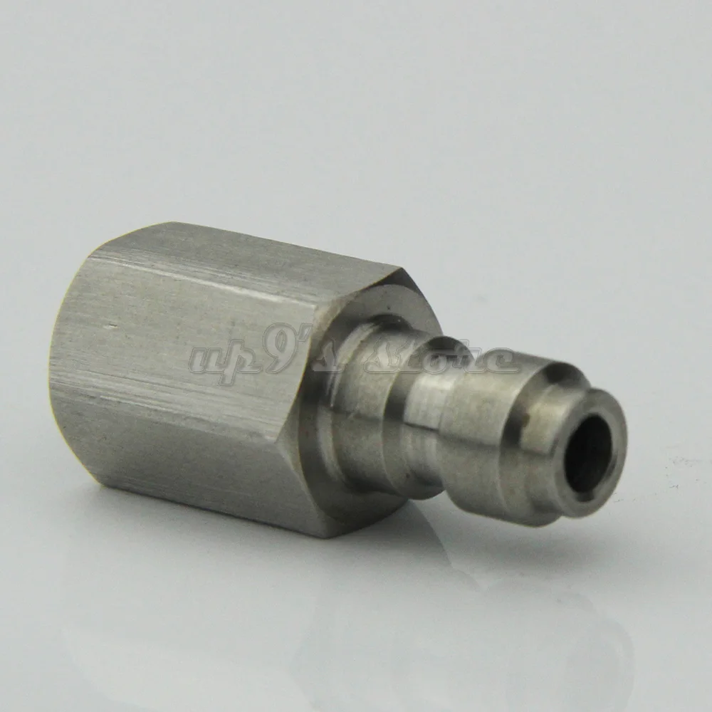 

2PCS Paintball PCP Charging Hose Male Quick Disconnect Adaptor Female Thread 1/8NPT&1/8BSP& M10*1 Stainless Steel Fill Nipple