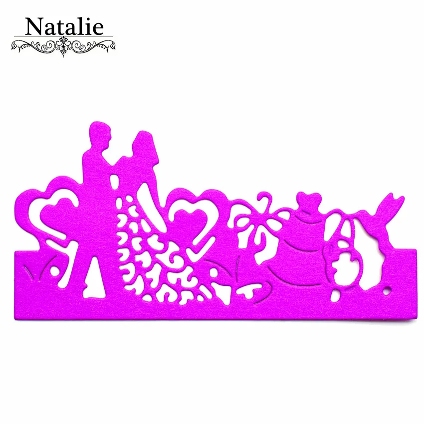 

Wedding Metal Cutting Dies Scrapbooking Stencils DIY Album Decorative Embossing Folder Bride Groom Craft Dies DC-031