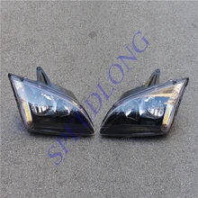 1 Пара Черный Ксеноновые лампы Лампы Фары LH + RH для Ford Focus 2005-2007