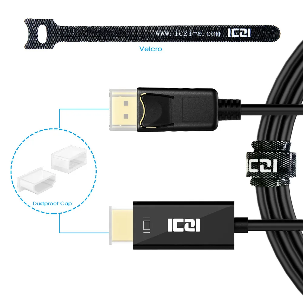 ICZI ديسبلاي بورت كابل وصلة بينية مُتعددة الوسائط وعالية الوضوح 1 متر 2 متر 3 متر 1080 وعاء @ 60 هرتز عرض ميناء موانئ دبي كابل وصلة بينية مُتعددة الوس... ICZI ديسبلاي بورت كابل وصلة بينية مُتعددة الوسائط وعالية الوضوح 1 متر 2 متر 3 متر 1080 وعاء @ 60 هرتز عرض ميناء موانئ دبي كابل وصلة بينية مُتعددة الوس...