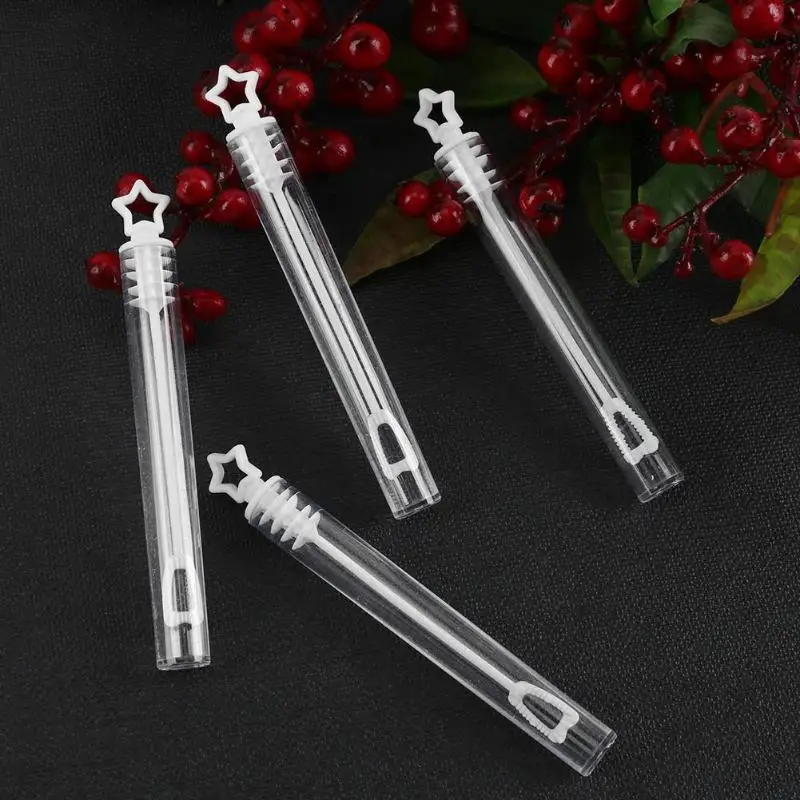 50pcs Empty Bubble Soap Bottles Wedding Birthday Party Children's Toy Baby Shower Bubbles Maker Kids Outdoor Fun Bubble Toy