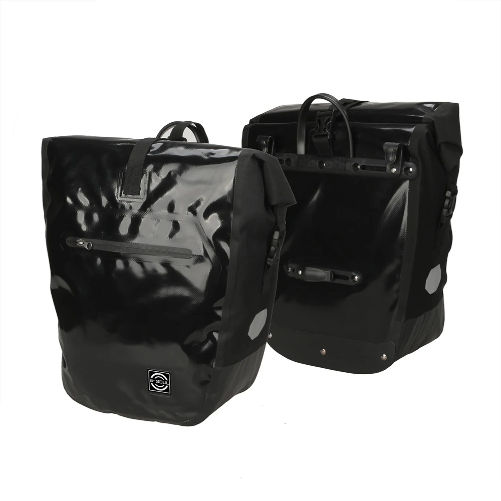 Perfect Lixada 20L Roller Bike Pannier Cycling Bicycle Rear Pack Bag Waterproof MTB Bike Seat Trunk Bag Big Capacity 1