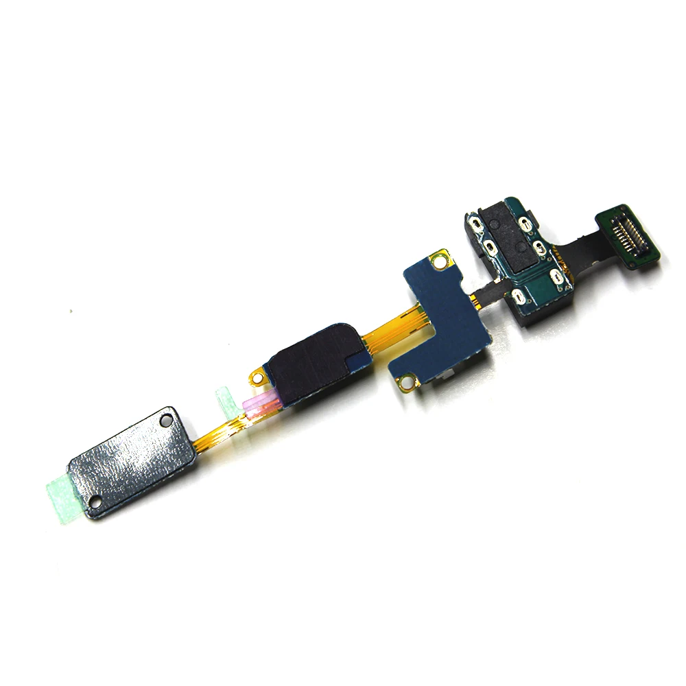 10pcs lot Home Button Key Return Light Sensor Menu Keyborad Headphone Audio Jack Flex Cable For Samsung Galaxy J7 Prime G610F