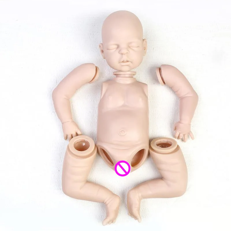 23 дюймов Новое поступление DIY винил силиконовый Reborn Baby Doll Kit Неокрашенная пустая кукла набор игрушек для детей
