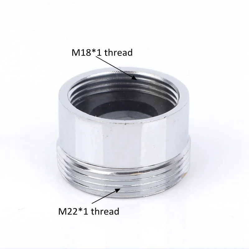 1pc Stainless Steel Male M22 to M18 Thread Connector for Faucet Fittings Water Tap Adapter  Water Purifier Accessory