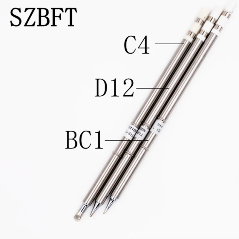 SZBFT свинец T12-C4 T12-D12 T12-BC1 паяльников пайки укусы для FX-950/FX-951
