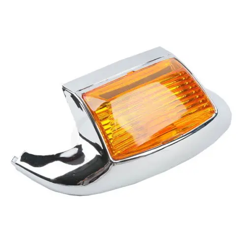 

Chrome Orange Front Fender Tip Light For Harley FLSTC Heritage Softail Classic FLSTC Electra Glide FLSTC FLHR FLHS FLHT FLT