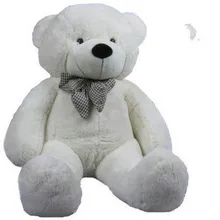 stuffed animal plush 80cm cute teddy bear white plush toy throw pillow w946