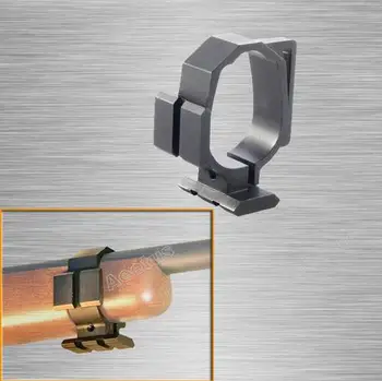

Tactical Barrel Band For Ruger 10/22 Two Picatinny rails & Sling Slot Expand Accessory Mounting Options Black VI05034