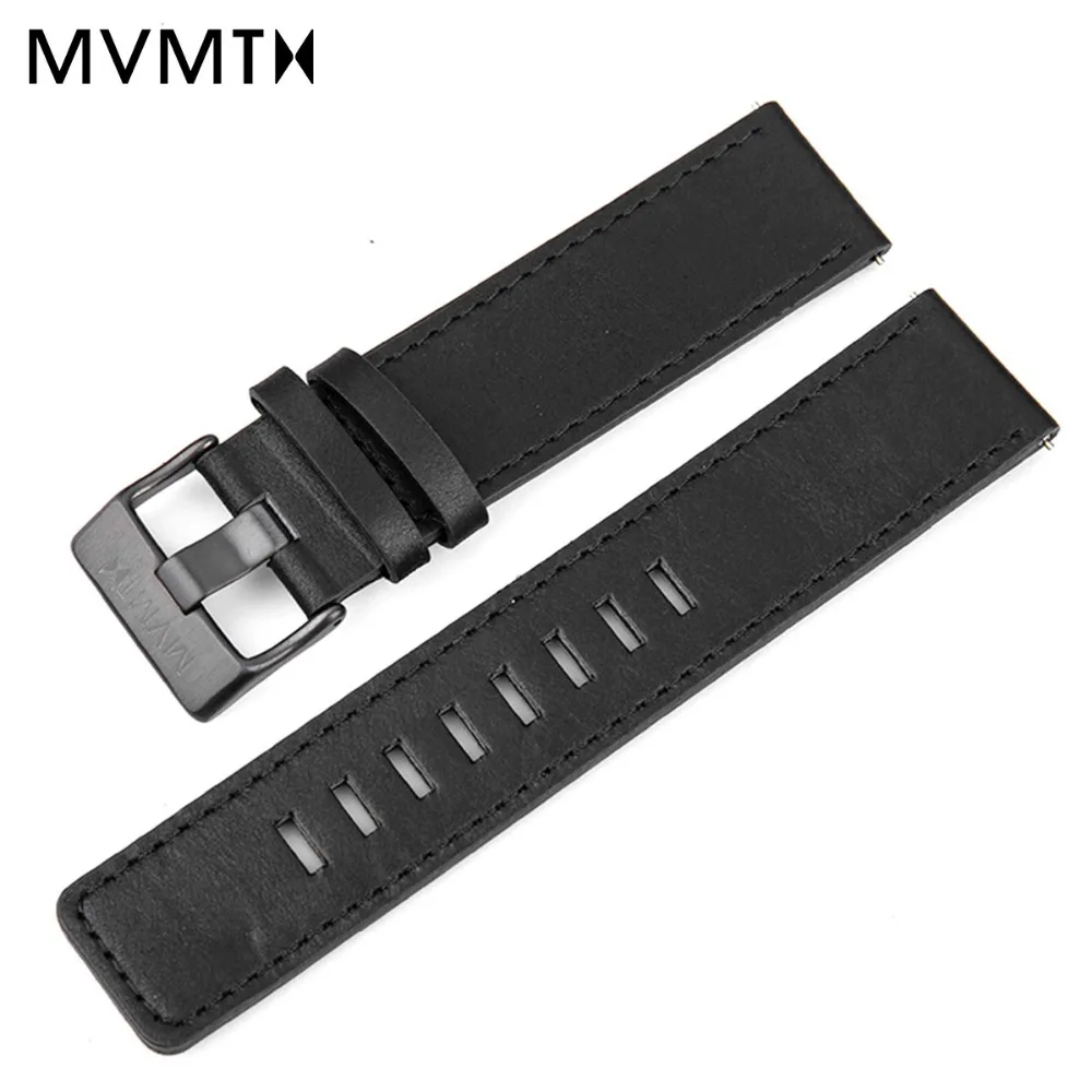 MVMT genuine leather strap fashion simple vintage casual strap 45mmdw strap
