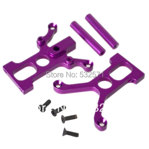 

102025 HSP Upgrade Spare Parts For 1/10 R/C Model Car Purple Aluminum Centre Diff Mount + Post 102025