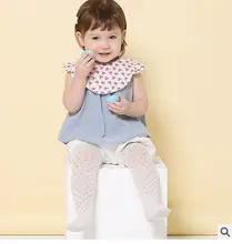 Lovely Ballet girl dancing Lace Flower Soft Cotton Warm Pantyhose tights for Girls Baby Kids leg warm spring/autumn brand new