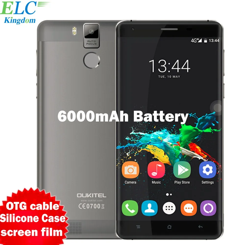 bilder für RU OUKITEL K6000 Pro 4G Smartphone 5,5 ''Android 6.0 MTK6753 Octa-core 3 GB + 32 GB handy 6000 mAh OTG Fingerabdruck Handy bilder für RU OUKITEL K6000 Pro 4G Smartphone 5,5 ''Android 6.0 MTK6753 Octa-core 3 GB + 32 GB handy 6000 mAh OTG Fingerabdruck Handy