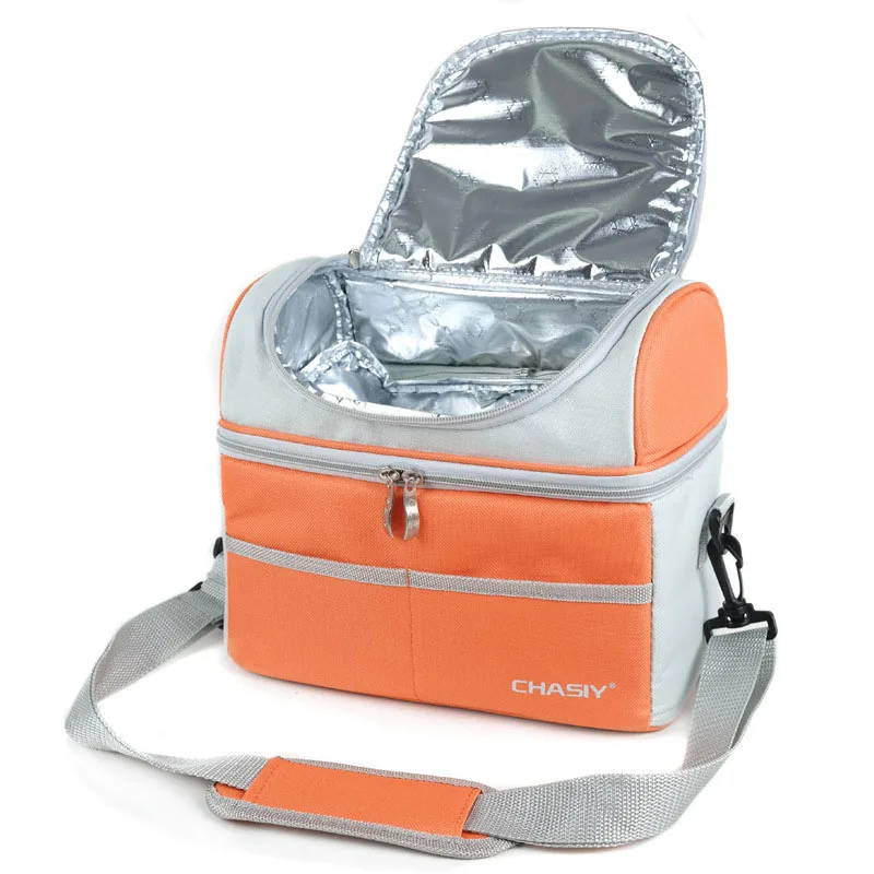 chasiy thermo almoço sacolas lancheira Size : 24*16*21cm