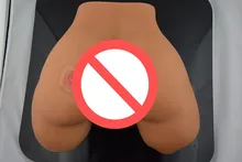 ML4 coffee color male masturbator vagina pussy sex toys for men, solid love dolls torso sex doll