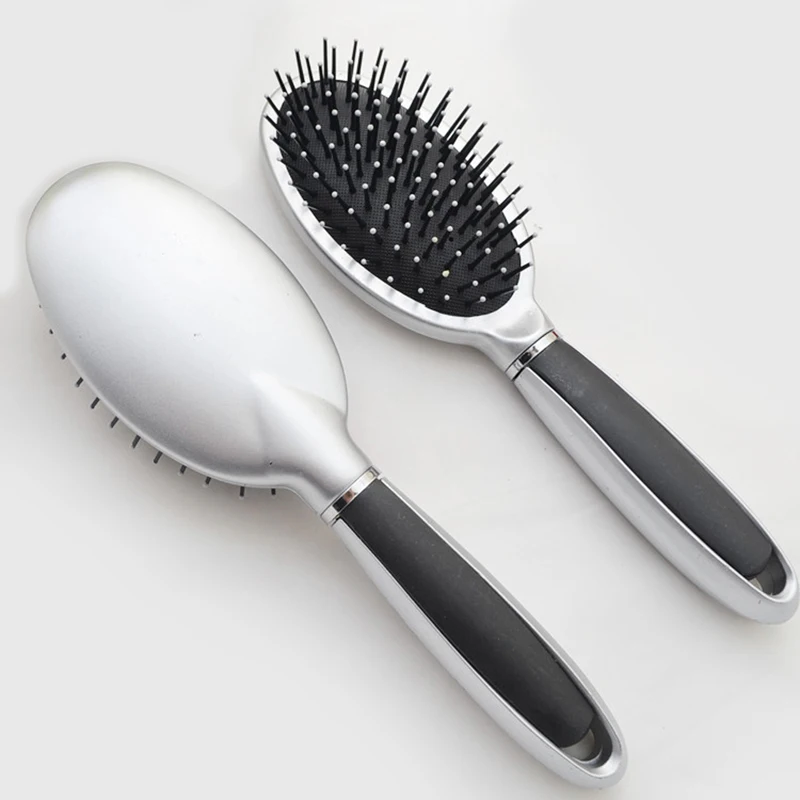 

1 Pc Portable Hair Brush With Mirror Compact Travel Pocket Comb Anti Static for Women Hair Combs Brush Hair Styling Tool