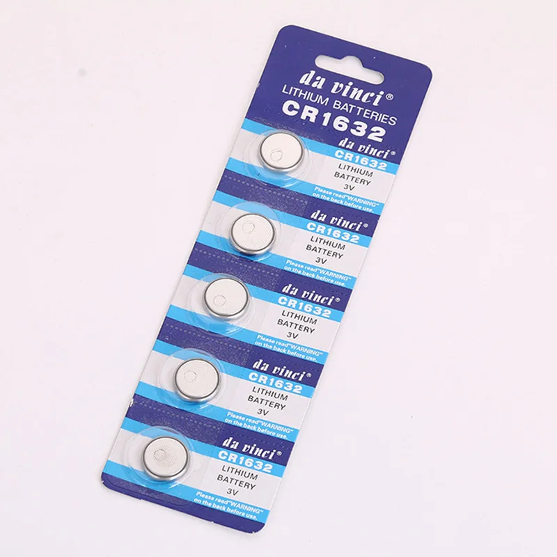 

Centechia Promotion Button Battery CR1632 LM1632 BR1632 ECR1632 3V Watch Button Coin Cells Lithium Battery 5 Pcs EE6224