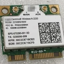 Двойной диапазон 2230BN HMW 2230BNHMW Половина мини PCI-e Беспроводная SPS: 670290-001 BT4.0 карта для hp DV4 DV6 DV7 ENVY 4 6 M4 M6