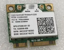 Двухдиапазонный 2230BN HMW 2230 BNHMW Половина Mini PCI-e Беспроводной SPS: 670290-001 аккумулятор большой емкости BT4.0 карта для HP DV4 DV6 DV7 ENVY 4 6 M4 M6