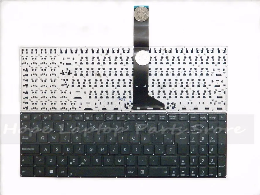 Испанская клавиатура для ASUS K55 K55A K55N K55V K55VJ K55VM K55VD K55VS K55XI черная SP-клавиатура |