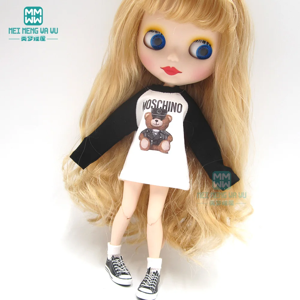 1 шт. Blyth кукольная одежда модный свитер, штаны с дырками для Blyth Azone 1/6 аксессуары для кукол