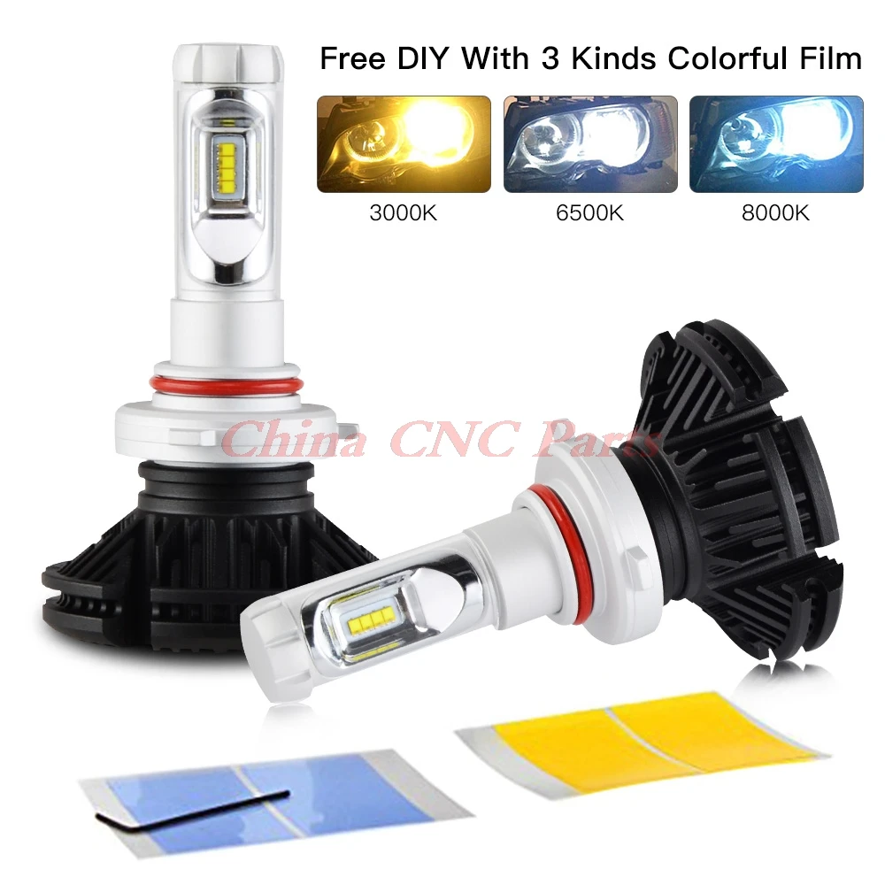 NICECNC H1 H3 H4 H7 H8 H13 9004 9005 9006 9007 9012 Adjustable LED Headlight Car Light Bulbs Kit H/Low Beam 50W Auto Headlamp NICECNC H1 H3 H4 H7 H8 H13 9004 9005 9006 9007 9012 Adjustable LED Headlight Car Light Bulbs Kit H/Low Beam 50W Auto Headlamp