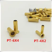 100 шт./лот втулка масляной трубки PT6* 4/PT 4*2,0 для станка с ЧПУ центр/Центральная система смазки