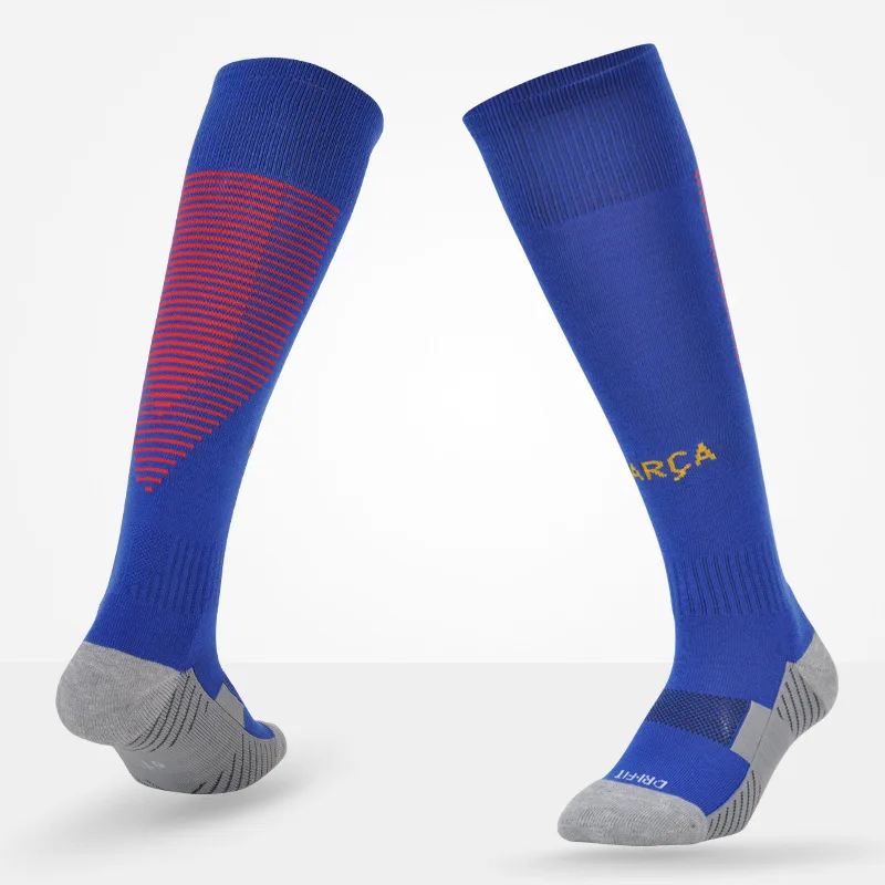 

Adult and Kids Soccer Socks Professional Clubs Football Antiskid Thick Warm Socks Knee High Training Long Stocking Sports Socks