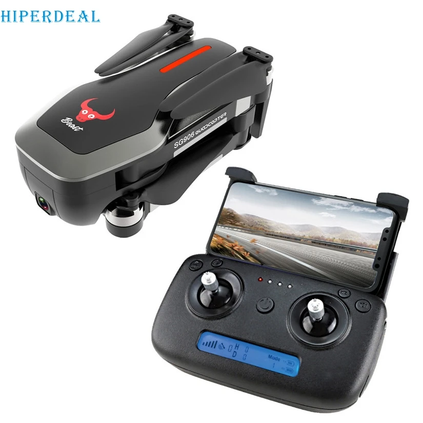 HIPERDEAL Квадрокоптер GPS 5G Wi Fi FPV с 4K Ультра прозрачной камерой складной GPS/Оптическое