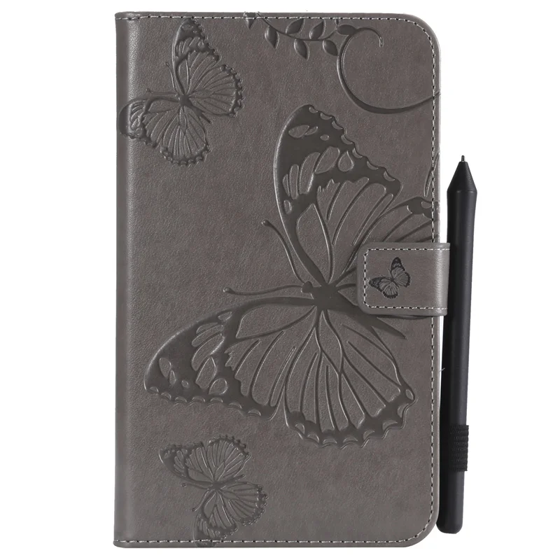 3D Butterfly Embossed Tablet Case Cover For Samsung Galaxy Tab A6 7.0 SM-T280 SM-T285 Flip PU Leather Tablet Cover +Stylus Pen (43)